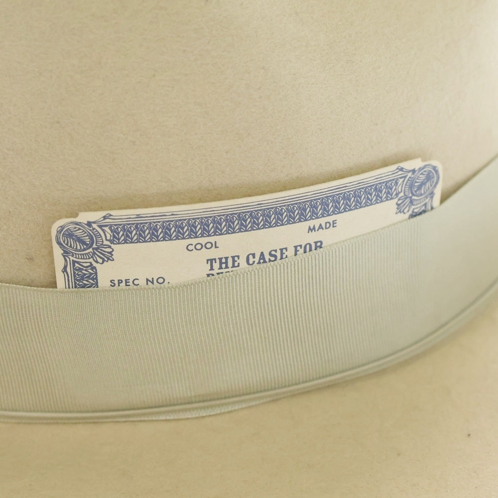 THE H.W.DOG&CO(ドッグアンドコー) FRONT-H ブリムハット ブランドパッチ 中折れハット 40 ベージュ