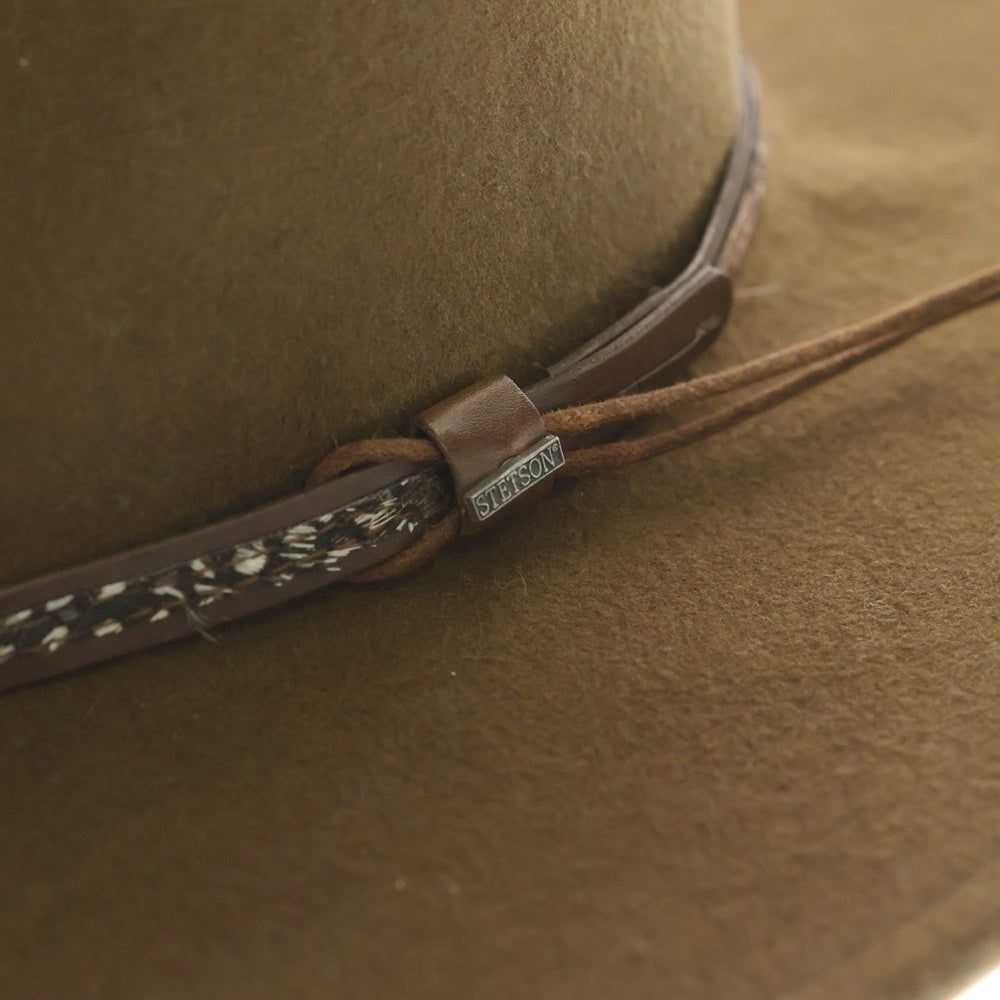 STETSON(ステットソン) Mountain Sky X-LA CLASHABLE マウンテンスキー USA製 中折れハット ブラウン