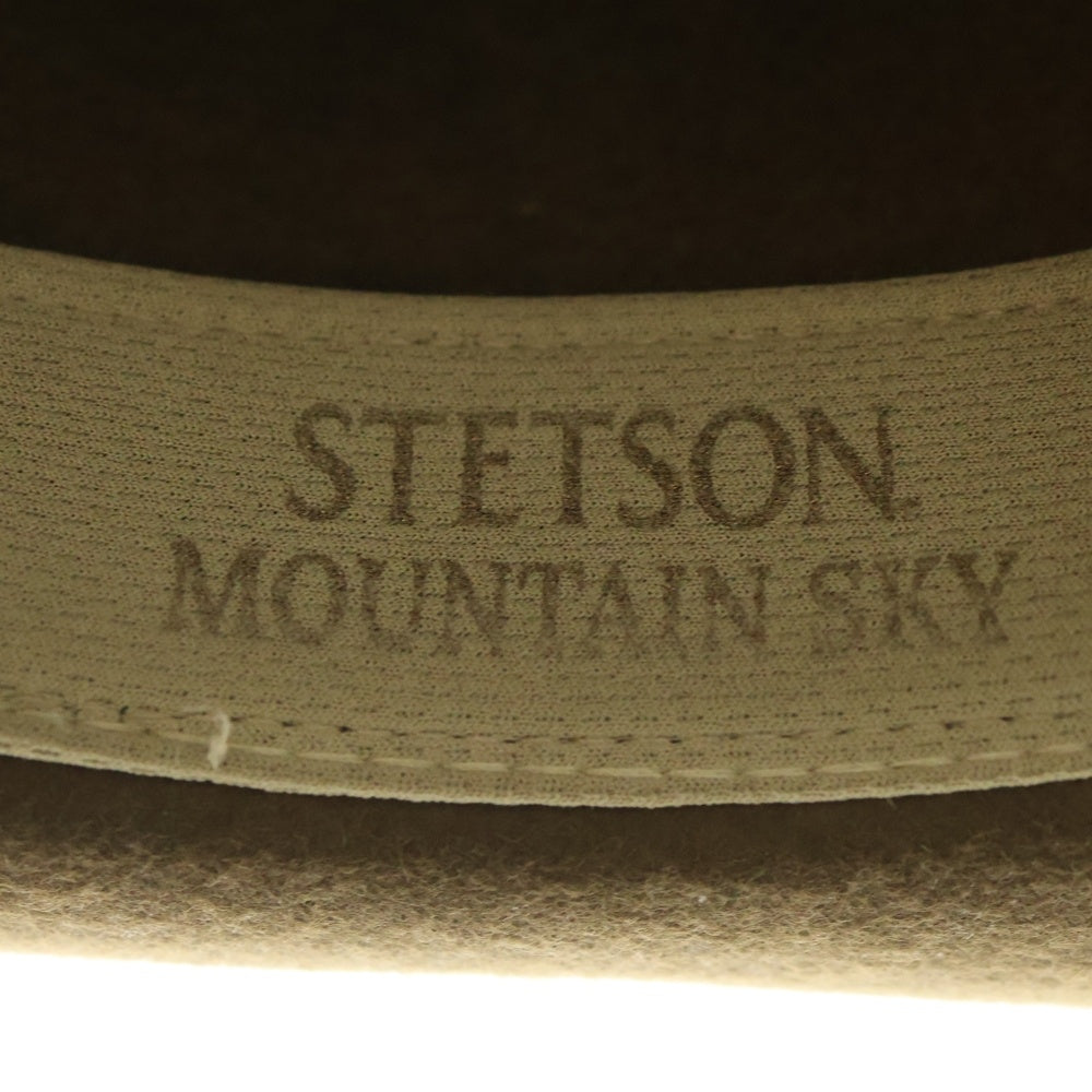STETSON(ステットソン) Mountain Sky X-LA CLASHABLE マウンテンスキー USA製 中折れハット ブラウン