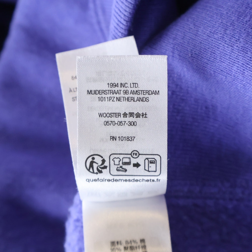 SUPREME(シュプリーム) 24SS Futura Hooded Sweatshirt フューチュラロゴ ロゴ刺繍 プルオーバーパーカー パープル