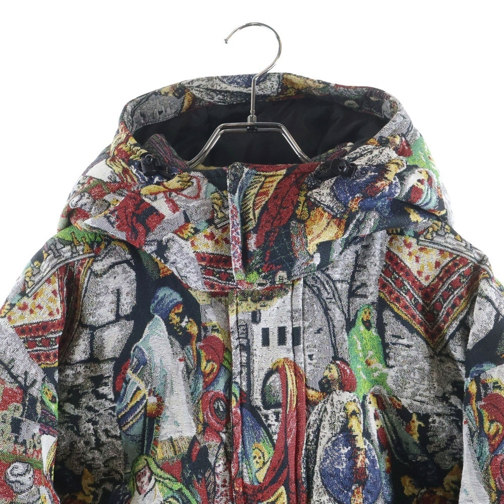 SUPREME(シュプリーム) 23AW ×BLESS Tapestry Down Puffer Jacket Jacquard ダウンジャケット M マルチカラー