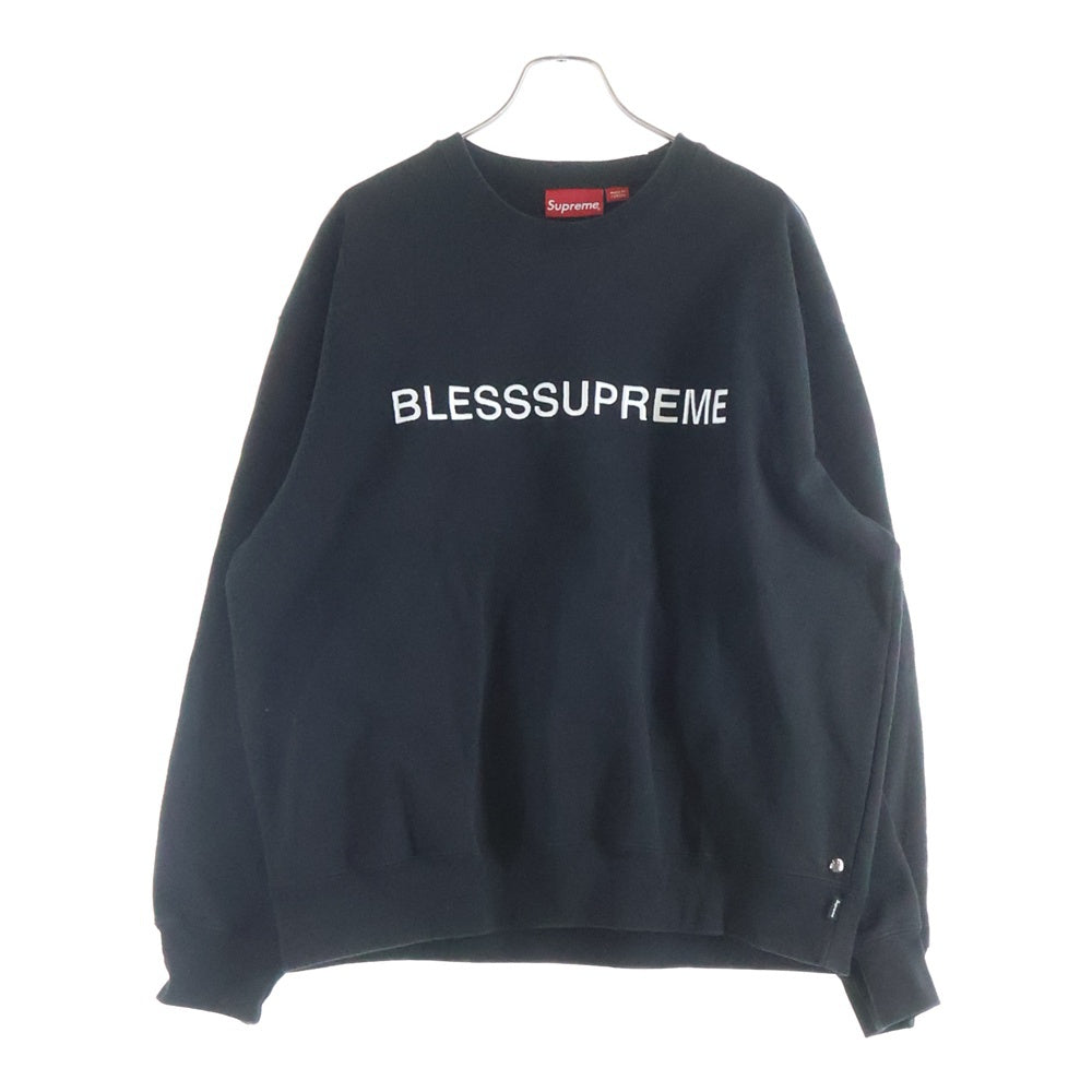 SUPREME(シュプリーム) 23AW ×BLESS BLESS Crewneck Sweatshirt ブレス ロゴ クルーネックスウェット グレー