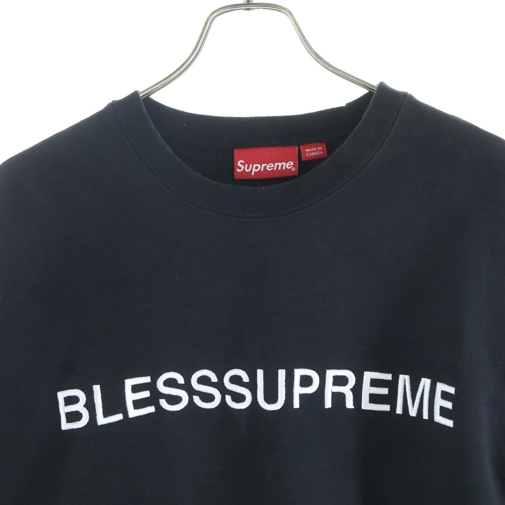 SUPREME(シュプリーム) 23AW ×BLESS BLESS Crewneck Sweatshirt ブレス ロゴ クルーネックスウェット グレー