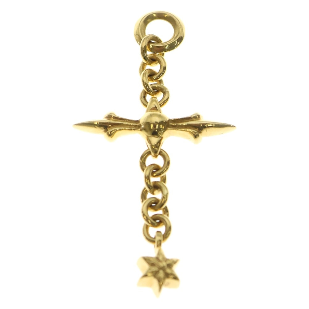 CHROME HEARTS(クロムハーツ) 22K ROLY CROSS ローリークロス ネックレストップ ゴールド