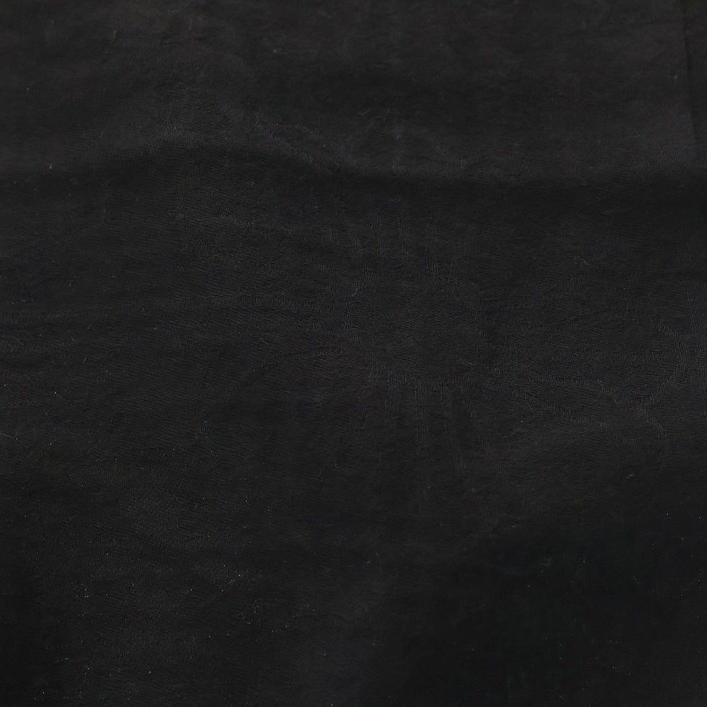CHROME HEARTS(クロムハーツ) CHプラス クロス 総柄 カシミア ストール シルバーデュブレ ブラック
