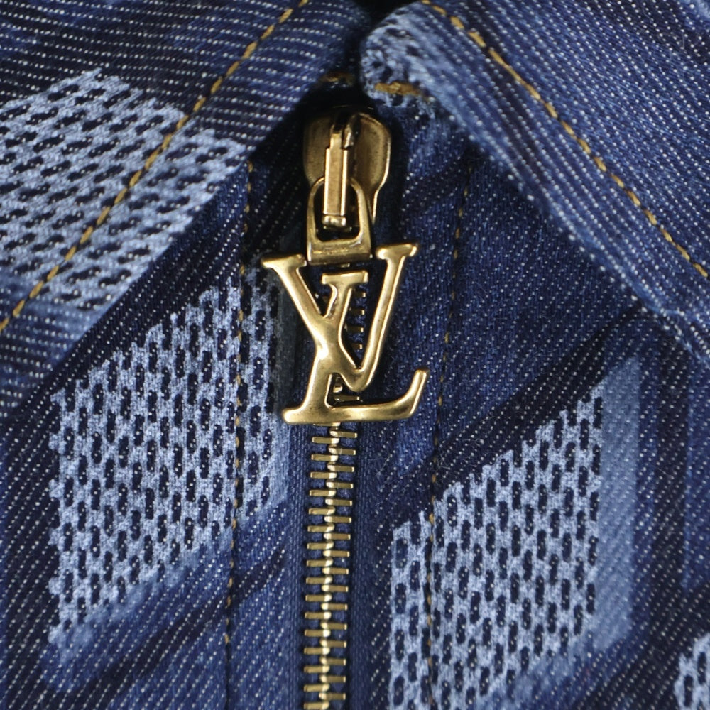 LOUIS VUITTON(ルイヴィトン) 22AW ダイヤモンド ダミエ デニムブルゾンジャケット インディゴ RM222 PQ2 HNA76W