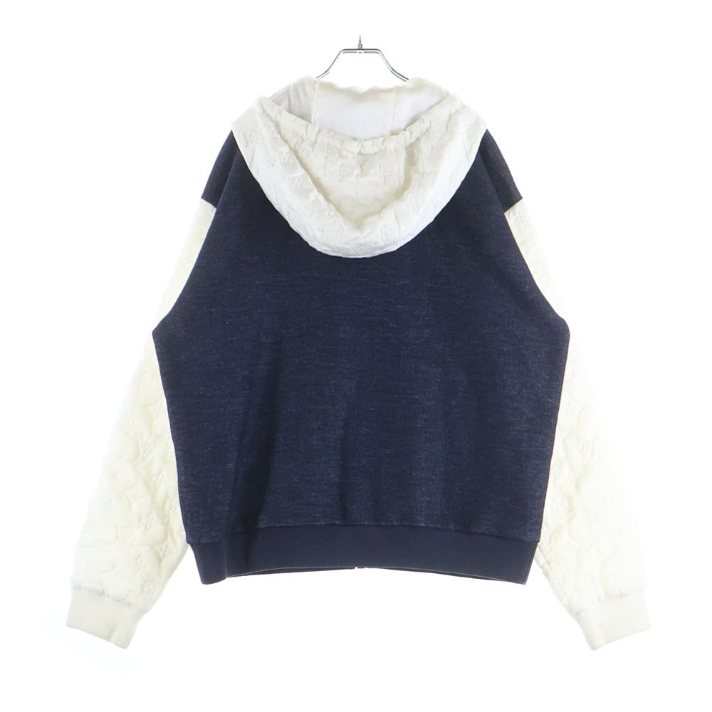 LOUIS VUITTON(ルイヴィトン) 23SS ハイブリッド モノグラム フーデッドブルゾン RM231 VY3 HOY71W ネイビー