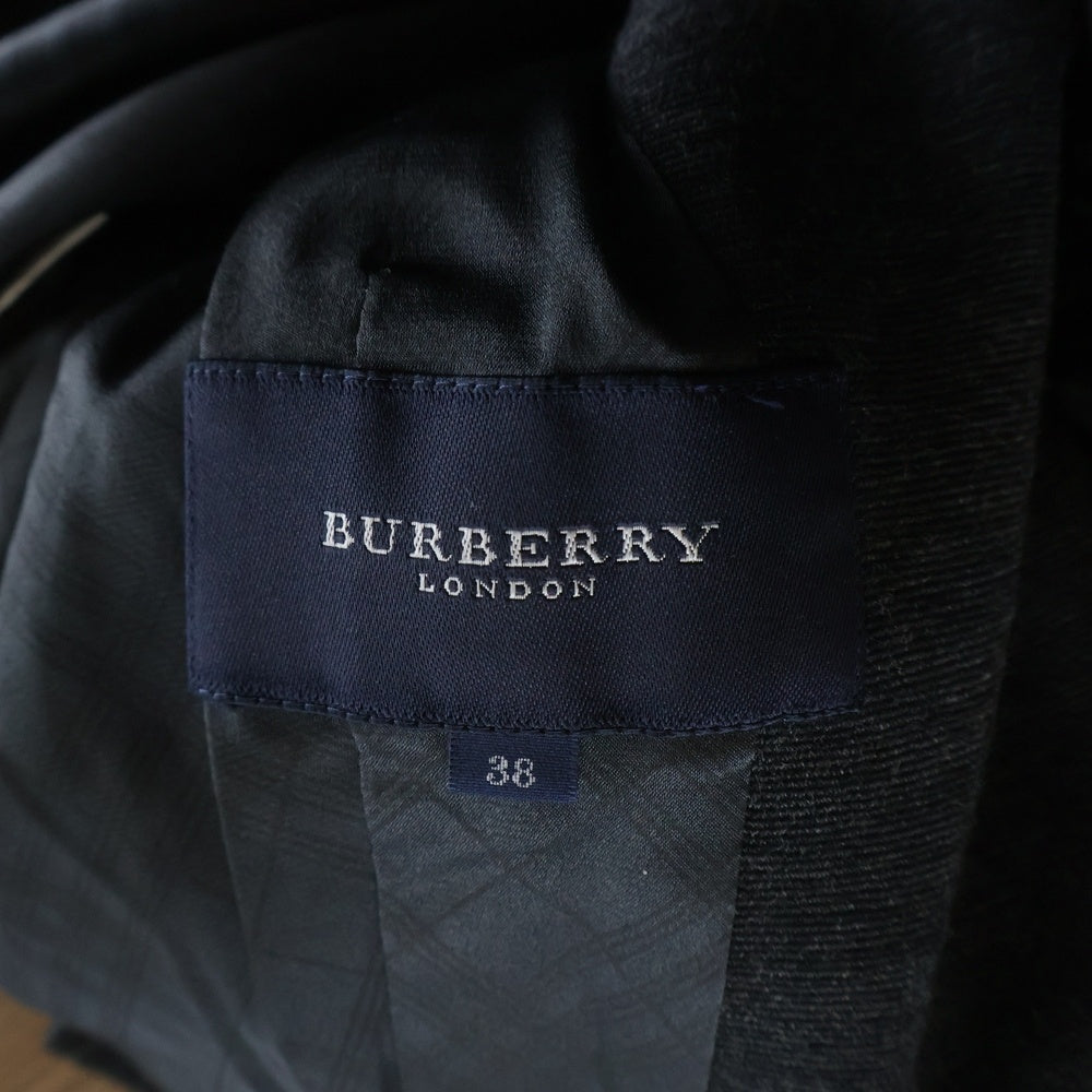 BURBERRY LONDON(バーバリーロンドン) ウールブレンド 4B ジャケット グレー レディース