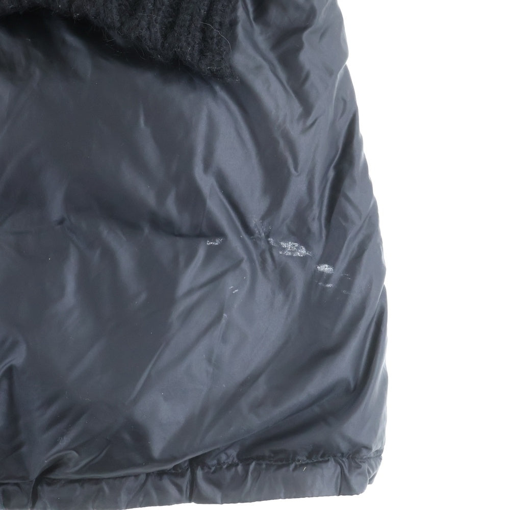 MONCLER(モンクレール) ニットベストレイヤード ノースリーブダウンワンピース ブラック レディース 320939078100