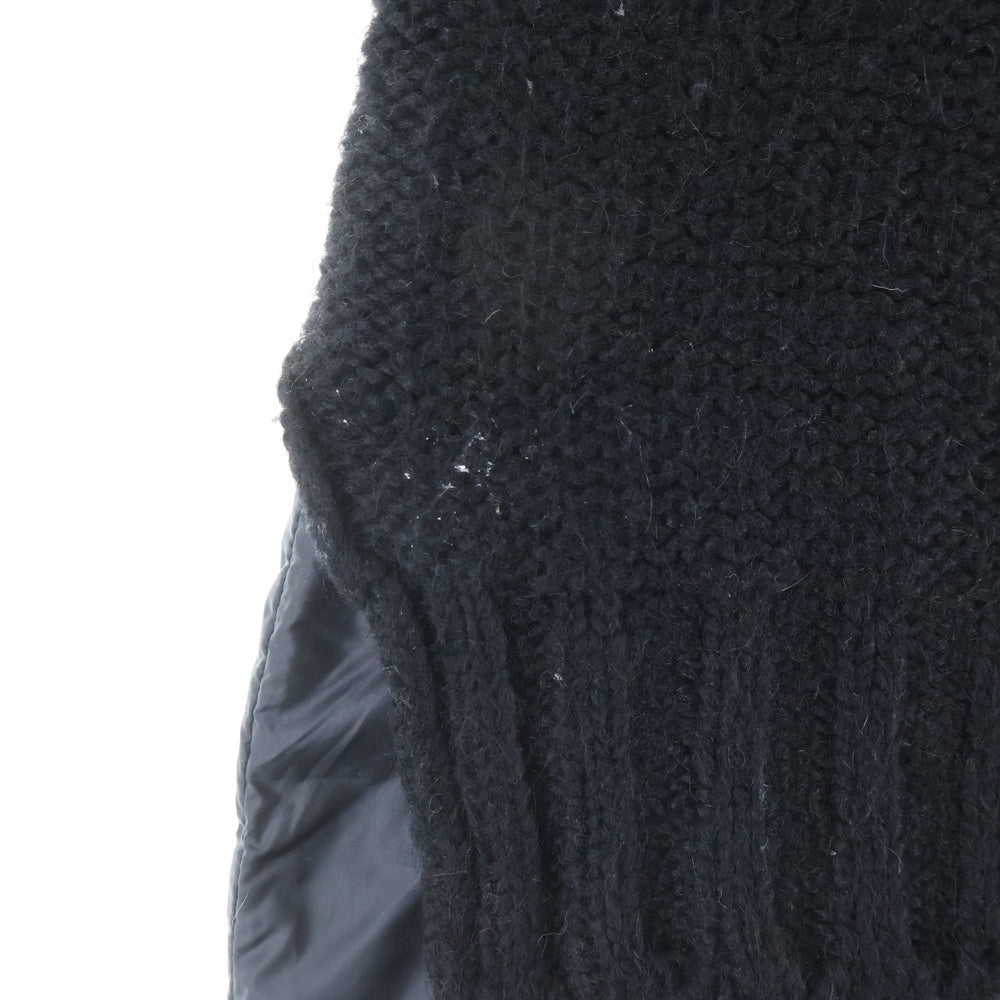 MONCLER(モンクレール) ニットベストレイヤード ノースリーブダウンワンピース ブラック レディース 320939078100