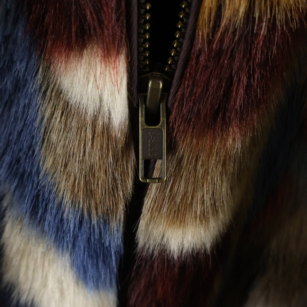 SUPREME(シュプリーム) 22AW Multicolor Faux Fur Bomber Jacket フェイクファー ジップアップ ボンバージャケット マルチ