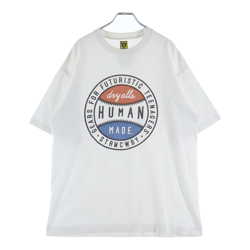 HUMAN MADE(ヒューマンメイド) First Model Tee American Baseball Heavyweight Tee クルーネックTシャツ ホワイト