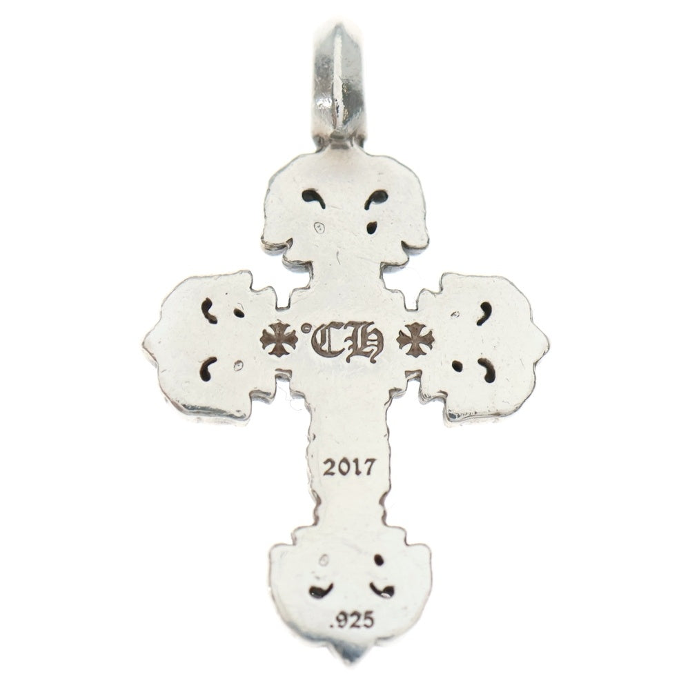 CHROME HEARTS(クロムハーツ) CHARM FILIGREE TINY P DMND タイニーフィリグリー PAVEダイヤ シルバー ネックレストップ