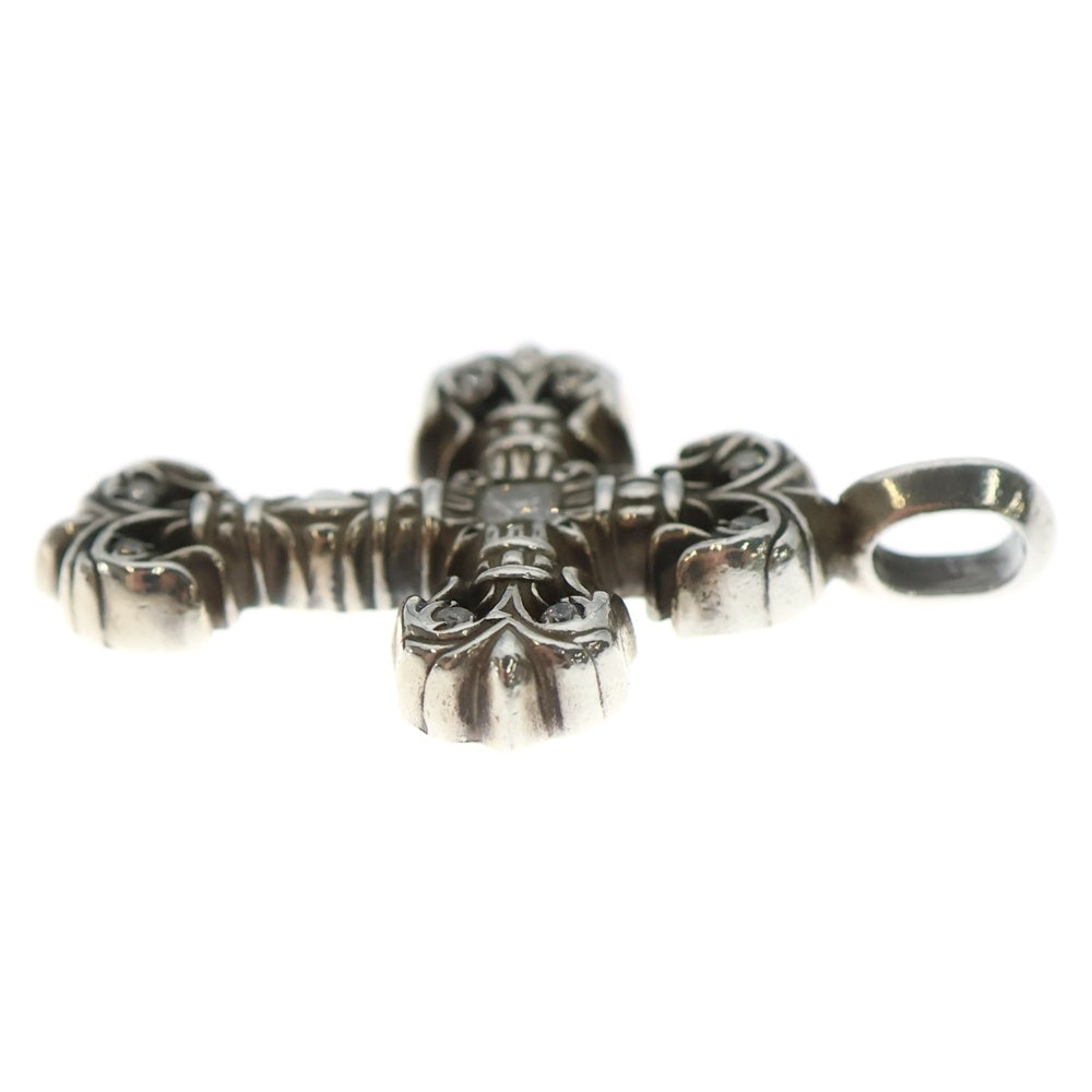 CHROME HEARTS(クロムハーツ) CHARM FILIGREE TINY P DMND タイニーフィリグリー PAVEダイヤ シルバー ネックレストップ