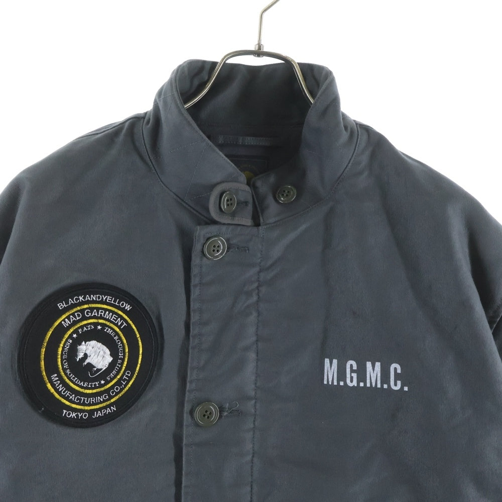 RATS(ラッツ) 24AW N-1 DECK JACKET ワッペン 刺繍 ステンシル デッキジャケット グレー