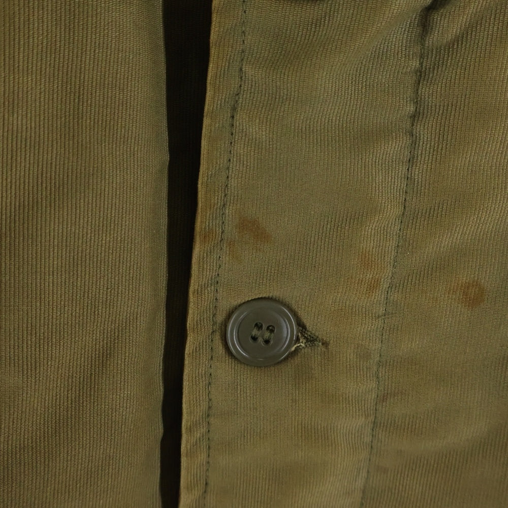 VINTAGE(ヴィンテージ) 40s N-1 コの字 TALON 袖ダブルステッチ 袖アルパカ U.S.N. デッキジャケット カーキ