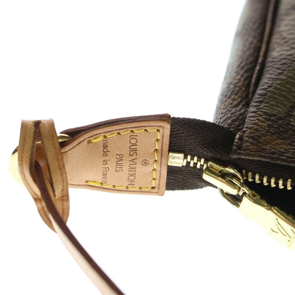 LOUIS VUITTON(ルイヴィトン) モノグラムグラフィティ ポシェットアクセソワール レザーハンドバッグ ワンショルダーバッグ ブラウン/グリーン M92191 レディース