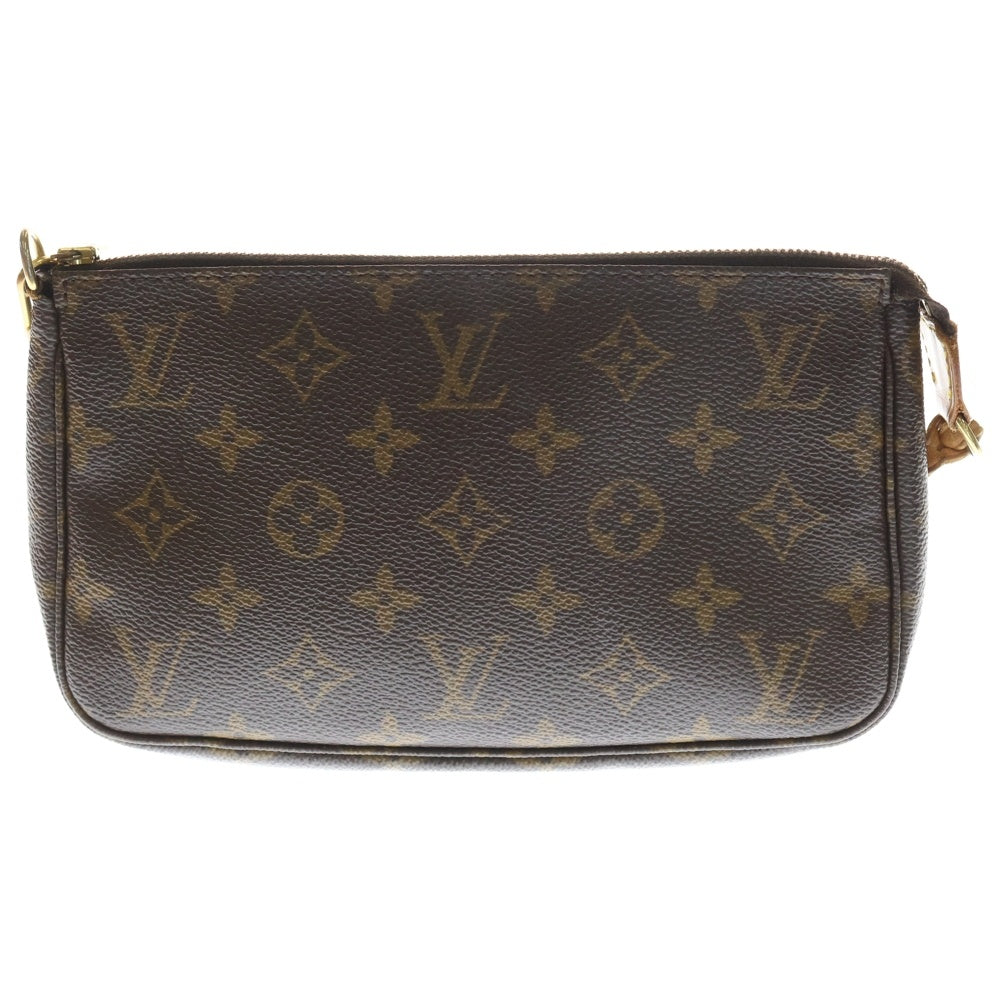 LOUIS VUITTON(ルイヴィトン) モノグラム ポシェット アクセソワール アクセサリーポーチ ハンドバッグ パーティーバッグ M51980 ブラウン レディース