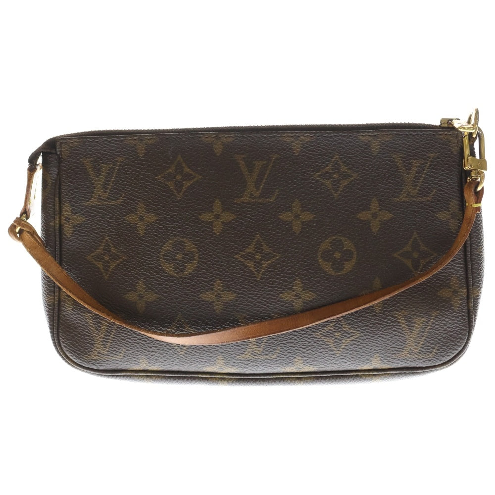 LOUIS VUITTON(ルイヴィトン) モノグラム ポシェット アクセソワール アクセサリーポーチ ハンドバッグ パーティーバッグ M51980 ブラウン レディース