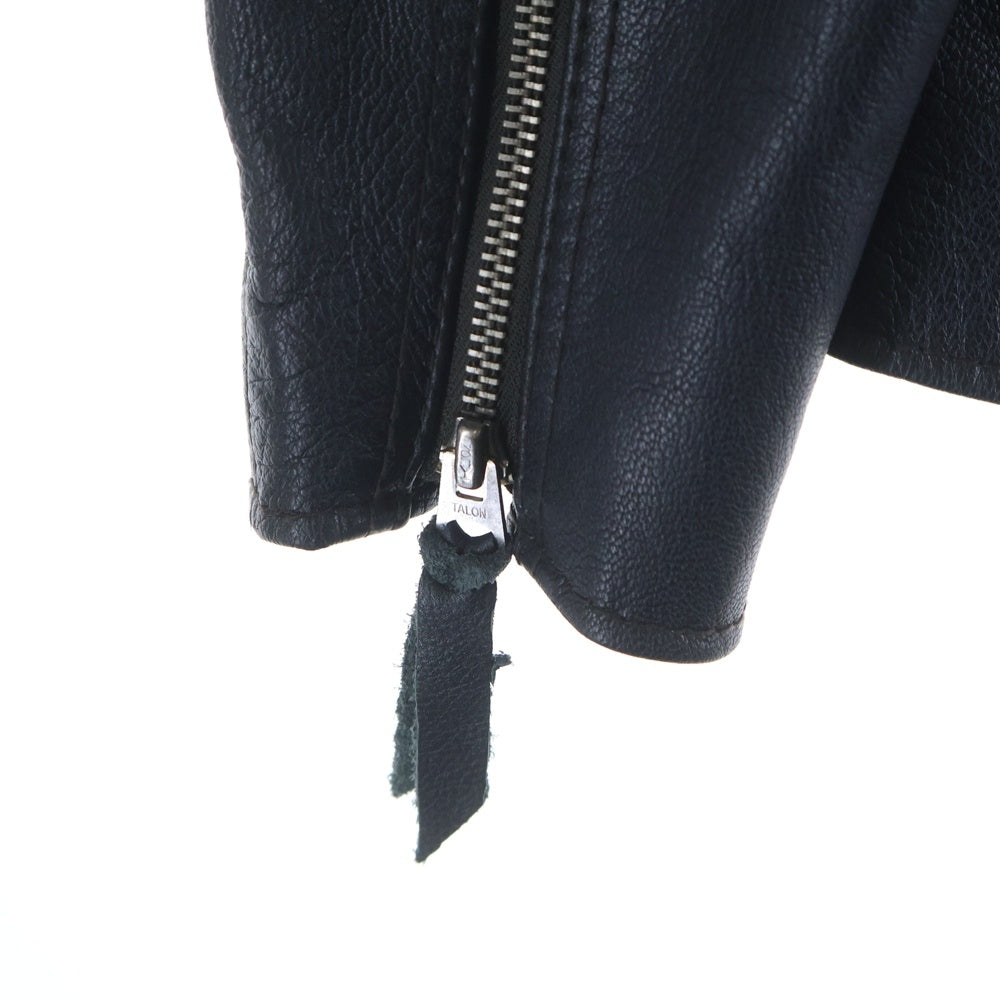 SCHOTT(ショット) ゴートレザー カフェレーサー シングルライダースジャケット ブラック 3111011