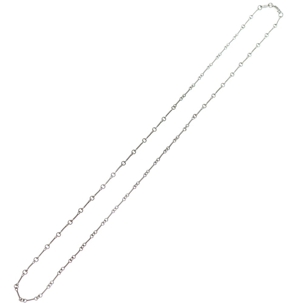 CHROME HEARTS(クロムハーツ) 18KWG NECKCHAIN T20 ツイストチェーンネックレス 20inch ホワイトゴールド BCA003