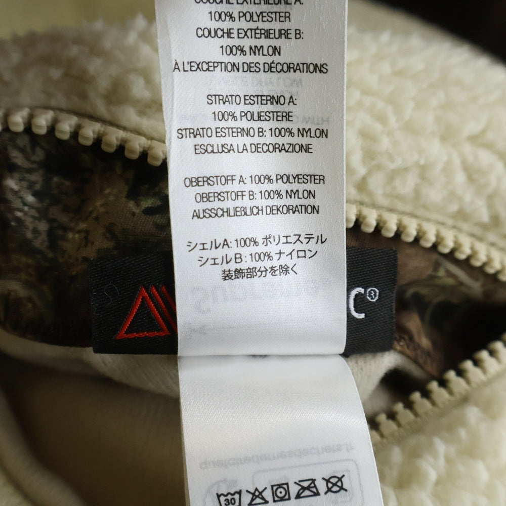 SUPREME(シュプリーム) 24AW Polartec Shearling Reversible Pullover Real Tree フリースジャケット カーキ/カモフラ