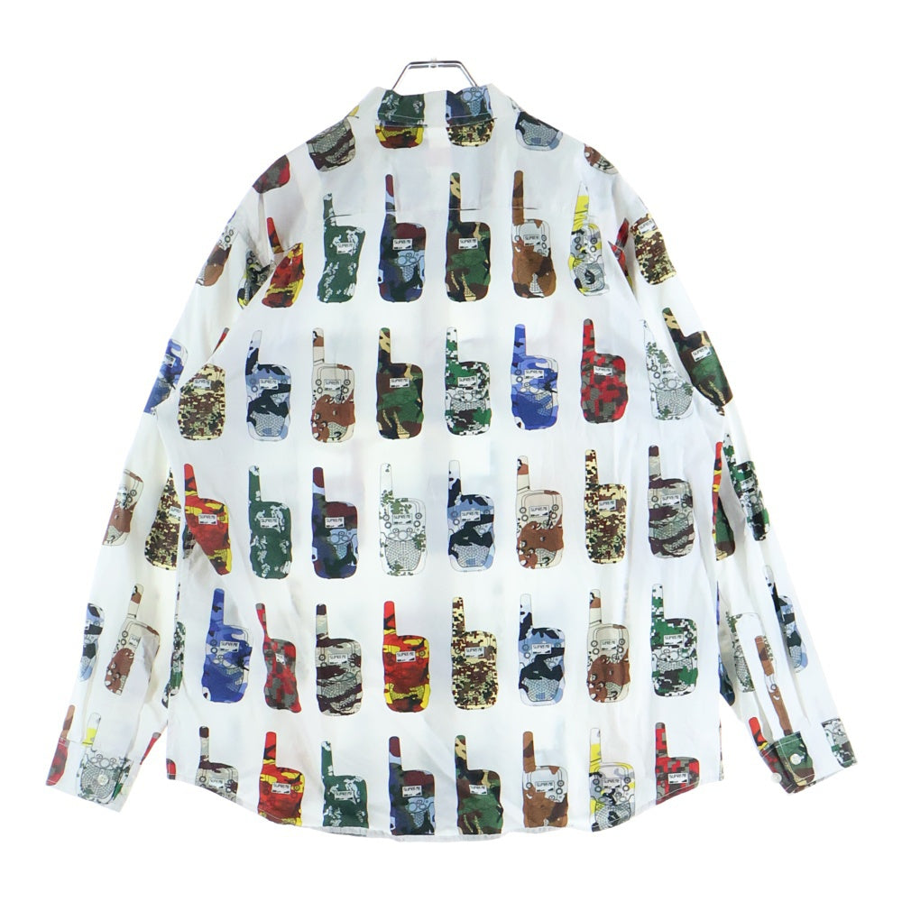 SUPREME(シュプリーム) 23AW Walkie Talkie Shirt ウォッキートーキーシャツ 長袖シャツ ホワイト