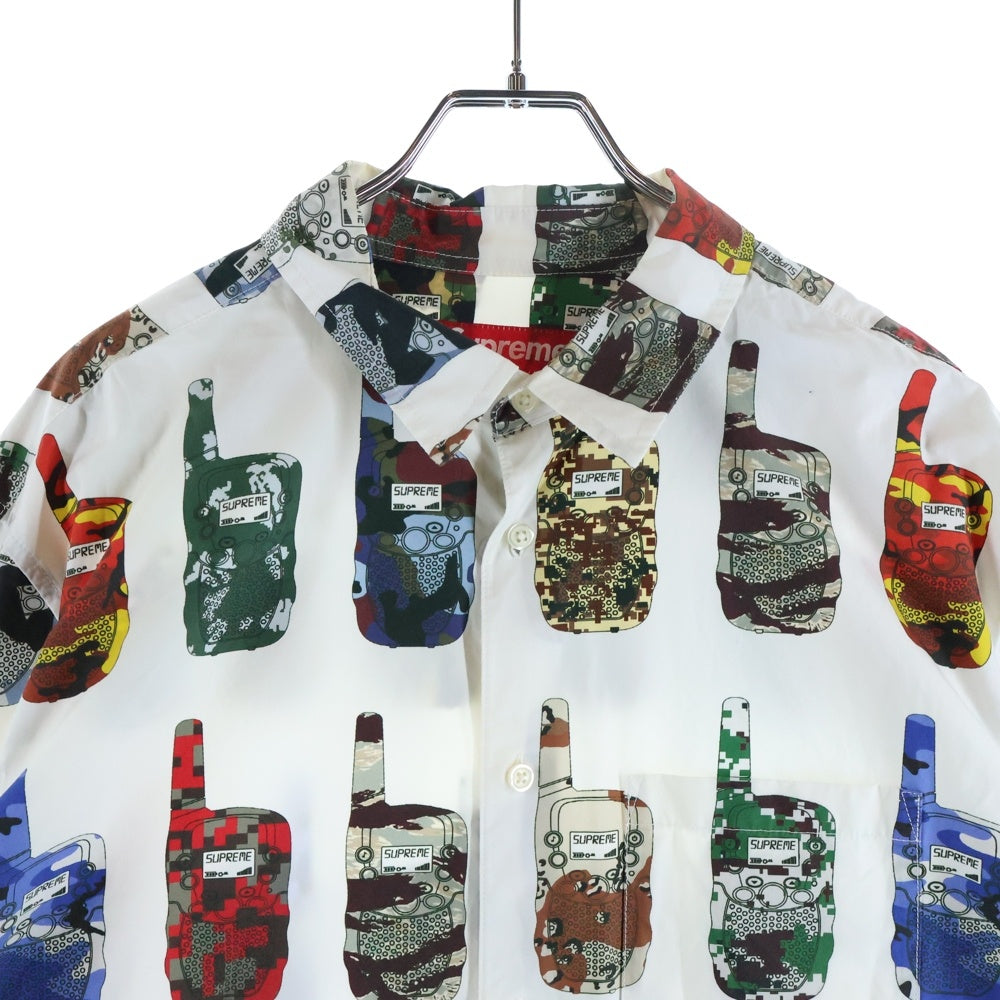SUPREME(シュプリーム) 23AW Walkie Talkie Shirt ウォッキートーキーシャツ 長袖シャツ ホワイト