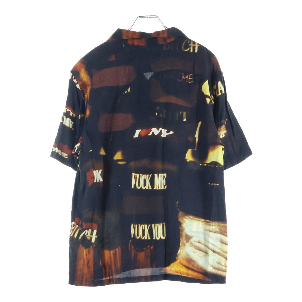 SUPREME(シュプリーム) 24AW Canal St. S/S Shirt キャナル レーヨン 半袖シャツ ブラック 総柄