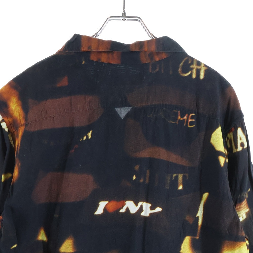 SUPREME(シュプリーム) 24AW Canal St. S/S Shirt キャナル レーヨン 半袖シャツ ブラック 総柄
