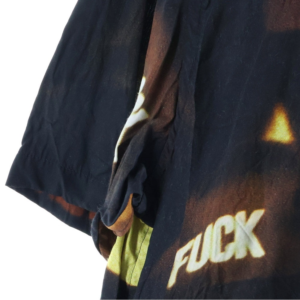 SUPREME(シュプリーム) 24AW Canal St. S/S Shirt キャナル レーヨン 半袖シャツ ブラック 総柄