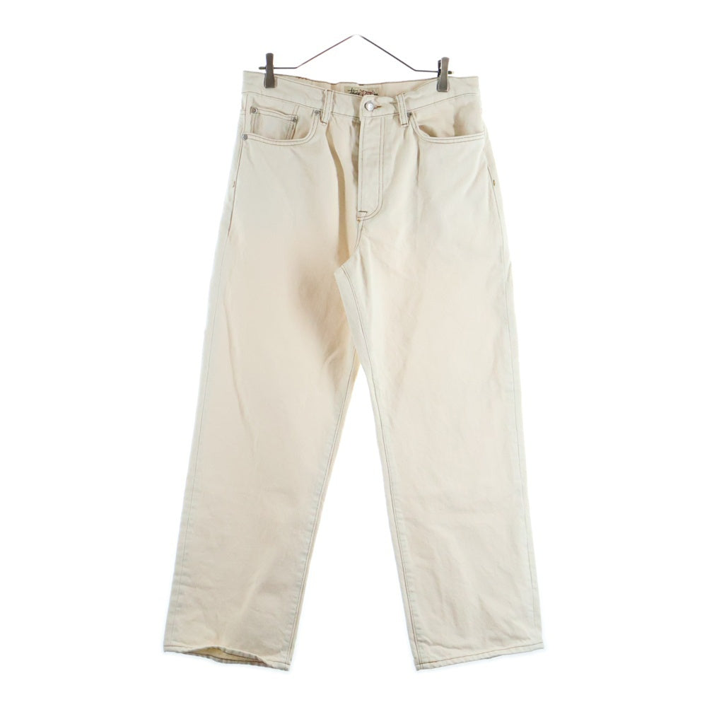 STUSSY(ステューシー) 24SS CLASSIC JEAN DENIM コインポケット Sロゴ クラシックデニムジーンズ 生成り ベージュ