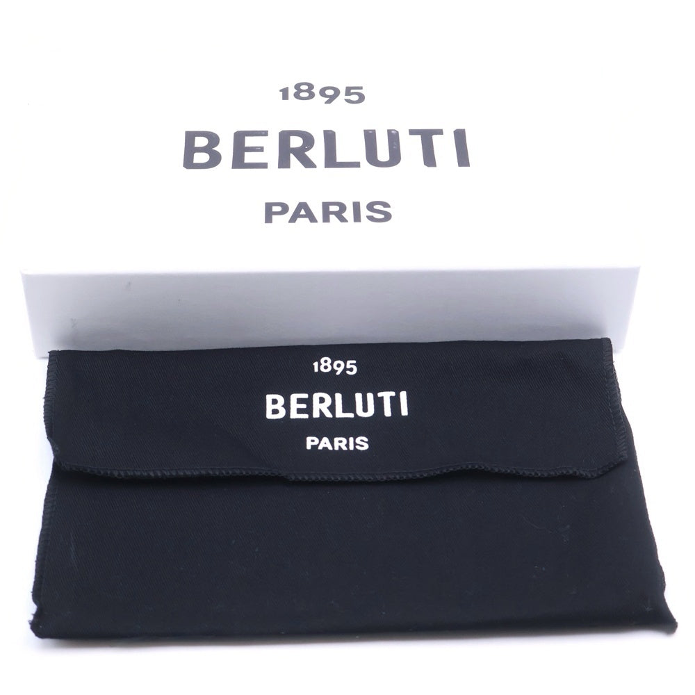 Berluti(ベルルッティ) カリグラフィ エスパス エン スクリット ロングウォレット 2つ折り財布 ベージュ レディース