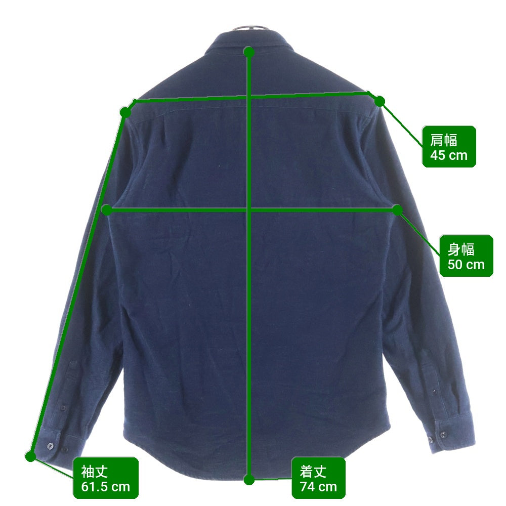 SUPREME(シュプリーム) Chamois Flannel Shirt シャモア 長袖シャツ ブルー