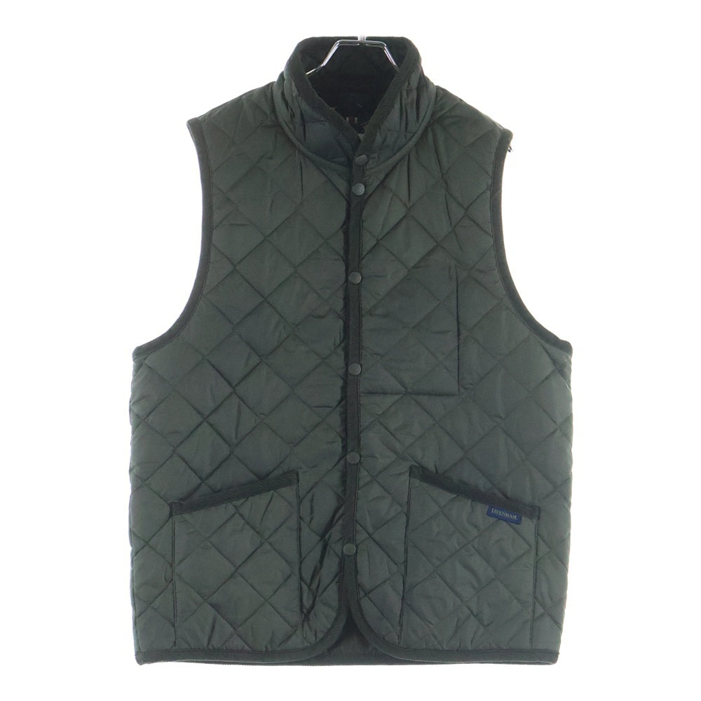 LAVENHAM(ラベンハム) Mickfield Mens 22 ミックフィールド 22 ハイネック キルティングベスト カーキ