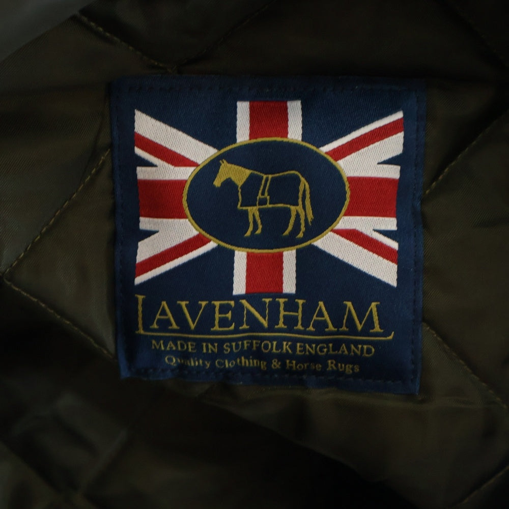 LAVENHAM(ラベンハム) Mickfield Mens 22 ミックフィールド 22 ハイネック キルティングベスト カーキ