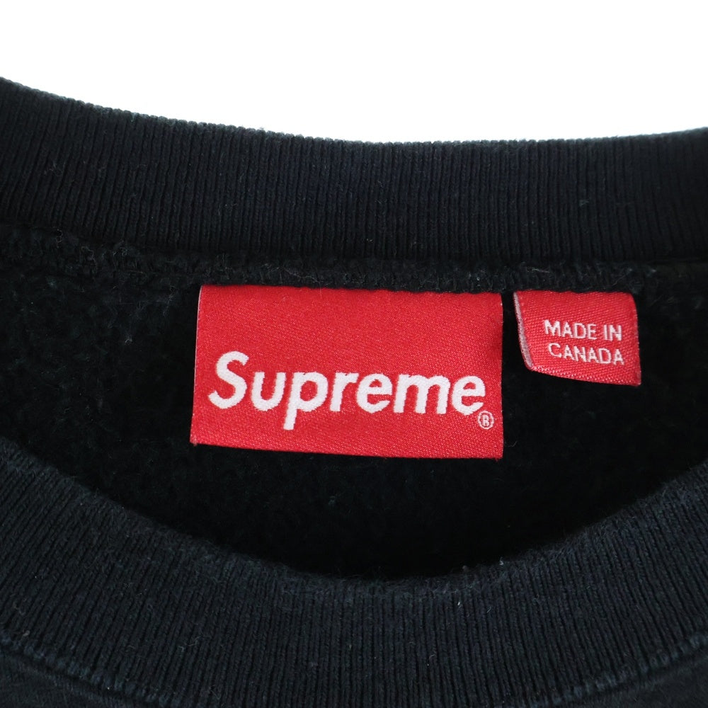 SUPREME(シュプリーム) 22AW Box Logo Crewneck Sweatshirt ボックスロゴ クルーネックスウェット 裏起毛 ブラック