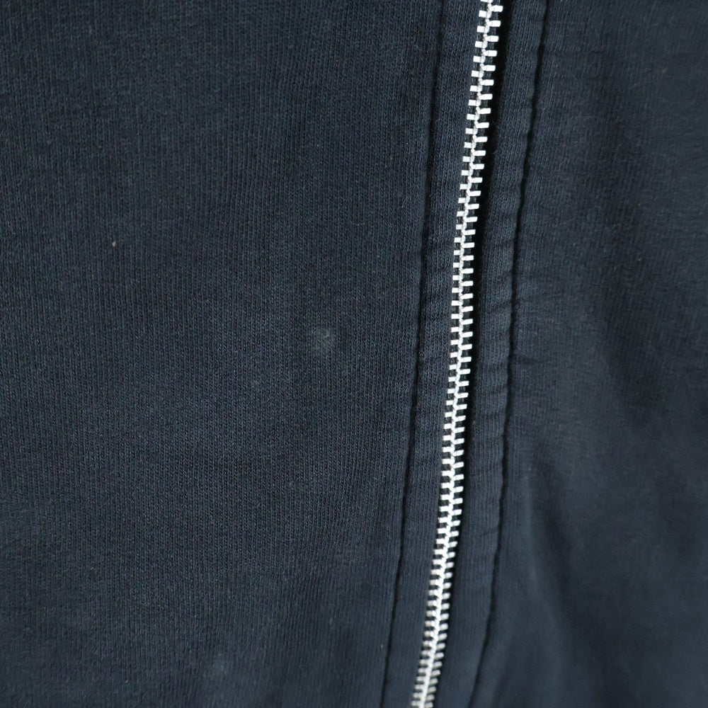 CHROME HEARTS(クロムハーツ) Horseshoe Zip Hoodie 袖フローラル ホースシュープリント ダガージップ ジップアップパーカー ブラック