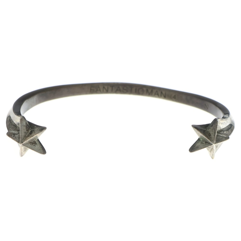 FANTASTIC MAN(ファンタスティックマン) BANGLE 412 スターブレスレット ブレスレット バングル シルバー
