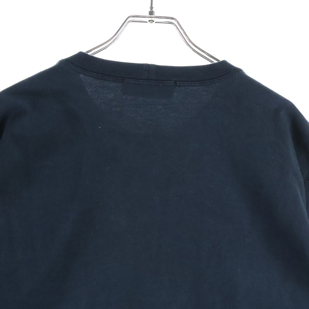 STONE ISLAND(ストーンアイランド) ロゴパッチ ロンT ロングスリーブカットソー ブラック