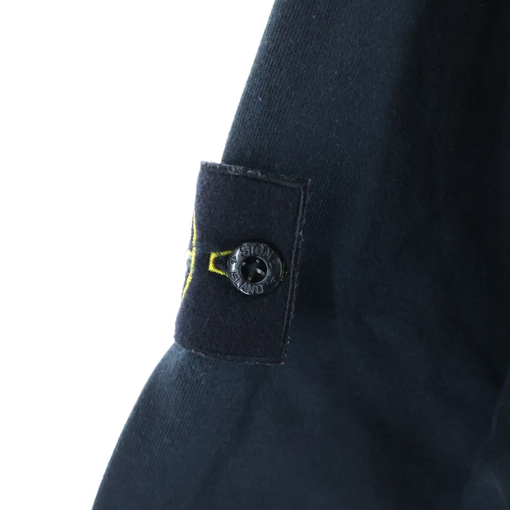 STONE ISLAND(ストーンアイランド) ロゴパッチ ロンT ロングスリーブカットソー ブラック