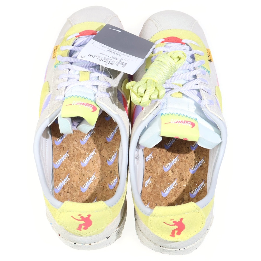 NIKE(ナイキ) ×UNION CORTEZ Lemon Frost ユニオン コルテッツ US10/28cm ローカットスニーカー マルチカラー