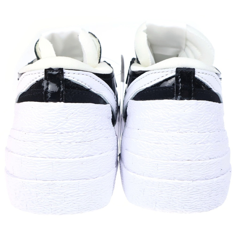NIKE(ナイキ) ×SACAI Blazer Low Black Patent Leather サカイ ブレザー US9.5/27.5cm ローカットスニーカー ブラック