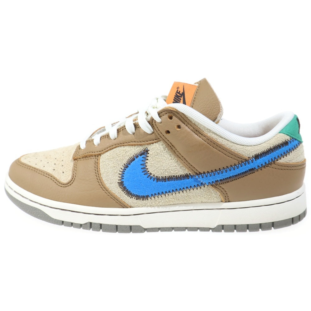 NIKE(ナイキ) ×size Dunk Low Dark Driftwood Photo BlueRattan ×サイズ ダーク ドリフトウッド フォトブルーラタン ダンクローローカットスニーカー DO6712-200 US10/28cm