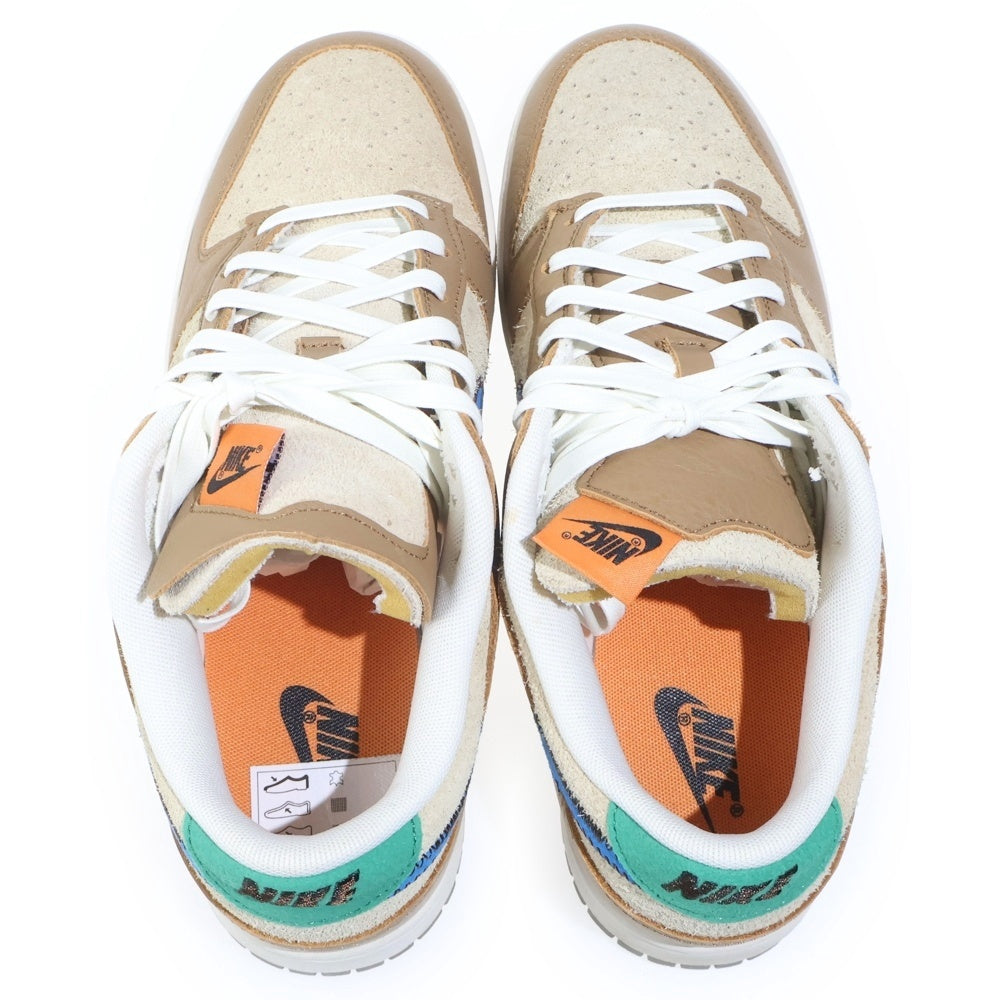 NIKE(ナイキ) ×size Dunk Low Dark Driftwood Photo BlueRattan ×サイズ ダーク ドリフトウッド フォトブルーラタン ダンクローローカットスニーカー DO6712-200 US10/28cm
