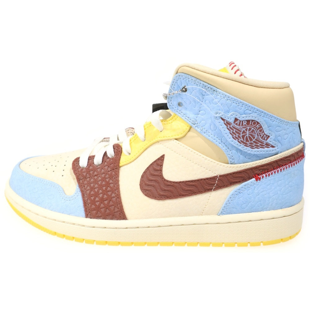 NIKE(ナイキ) ×MAISON CHATEAU ROUGE AIR JORDAN 1 MID SE メゾン シャトー ルージュ エアジョーダン1 ミッドカットスニーカー マルチ US10/28cm CU2803-200