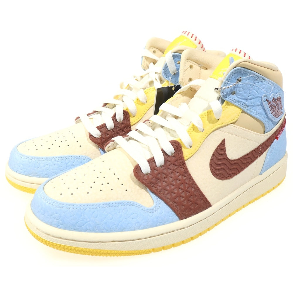 NIKE(ナイキ) ×MAISON CHATEAU ROUGE AIR JORDAN 1 MID SE メゾン シャトー ルージュ エアジョーダン1 ミッドカットスニーカー マルチ US10/28cm CU2803-200