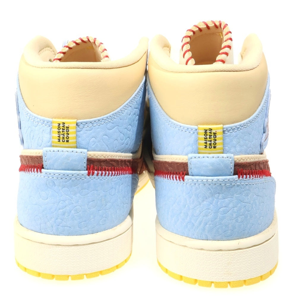 NIKE(ナイキ) ×MAISON CHATEAU ROUGE AIR JORDAN 1 MID SE メゾン シャトー ルージュ エアジョーダン1 ミッドカットスニーカー マルチ US10/28cm CU2803-200