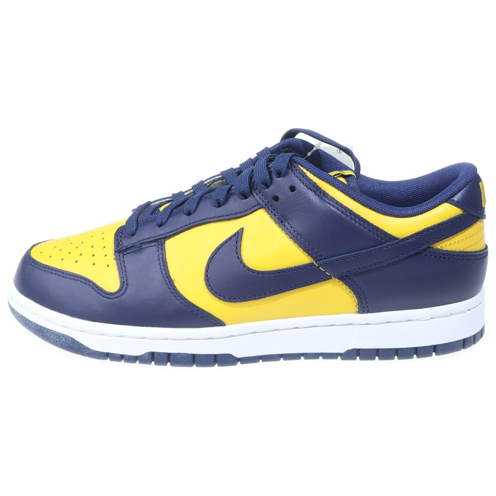 NIKE(ナイキ) DUNK LOW RETRO Michigan ダンク ミシガン ローカットスニーカー イエロー/ネイビー US10/28cm DD1391-700