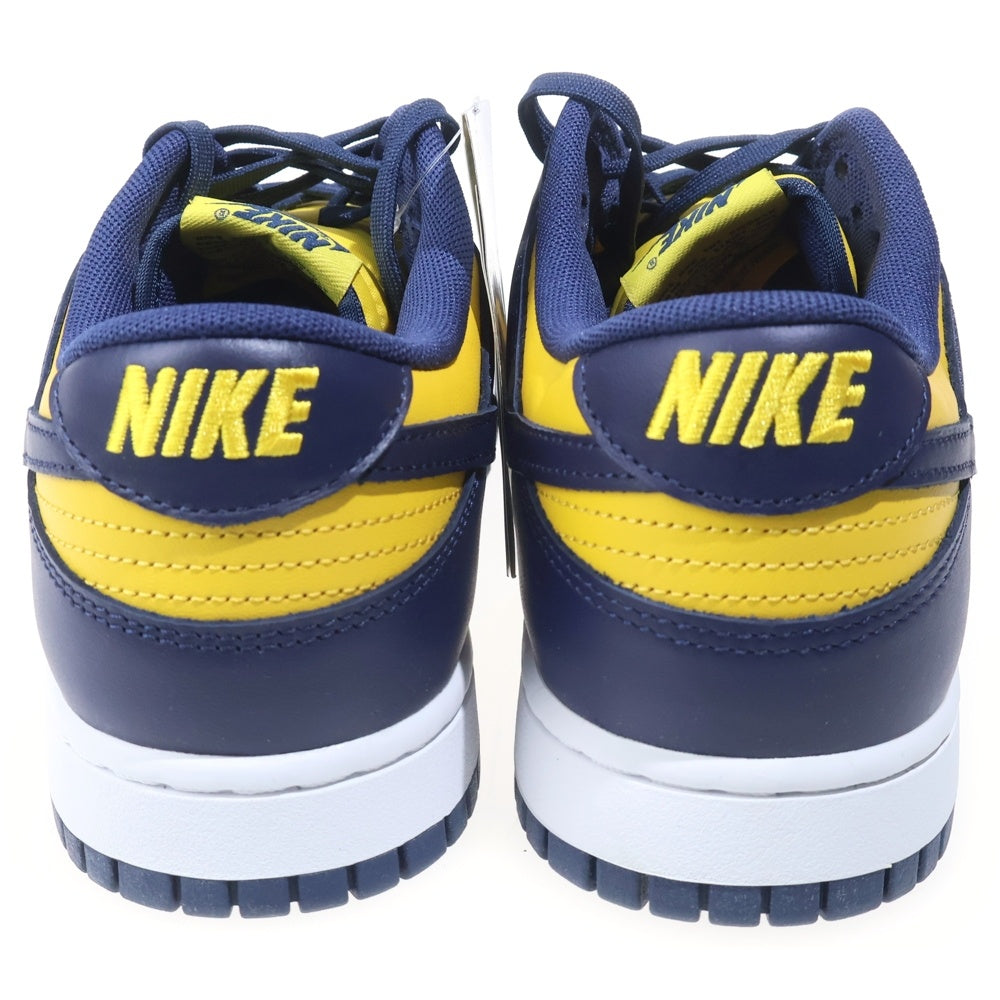 NIKE(ナイキ) DUNK LOW RETRO Michigan ダンク ミシガン ローカットスニーカー イエロー/ネイビー US10/28cm DD1391-700
